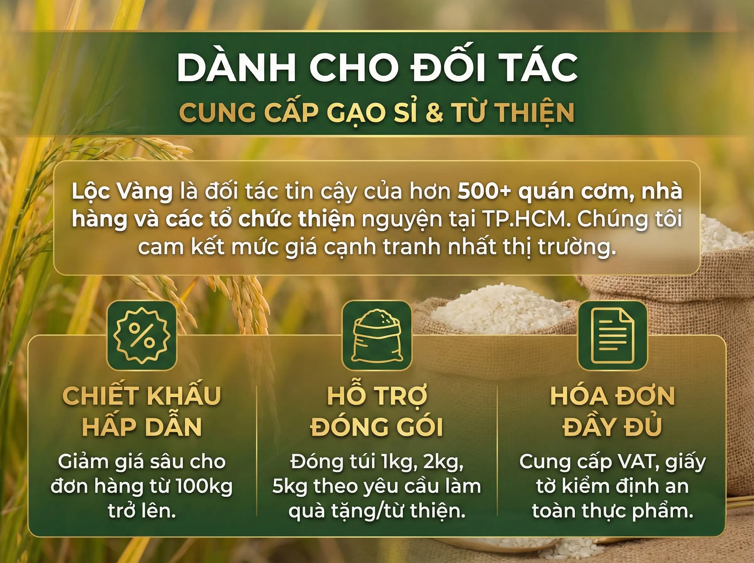 Cung Cấp Gạo Sỉ & Từ Thiện